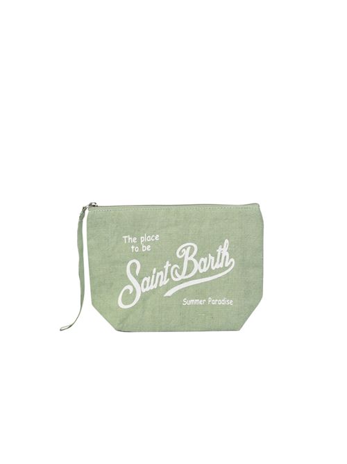 Pochette Aline Linen in lino Salvia Mc2 Saint Barth | ALI000400265L